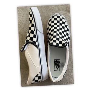 Us Woman's Size 11 Checkered Vans Slip On
